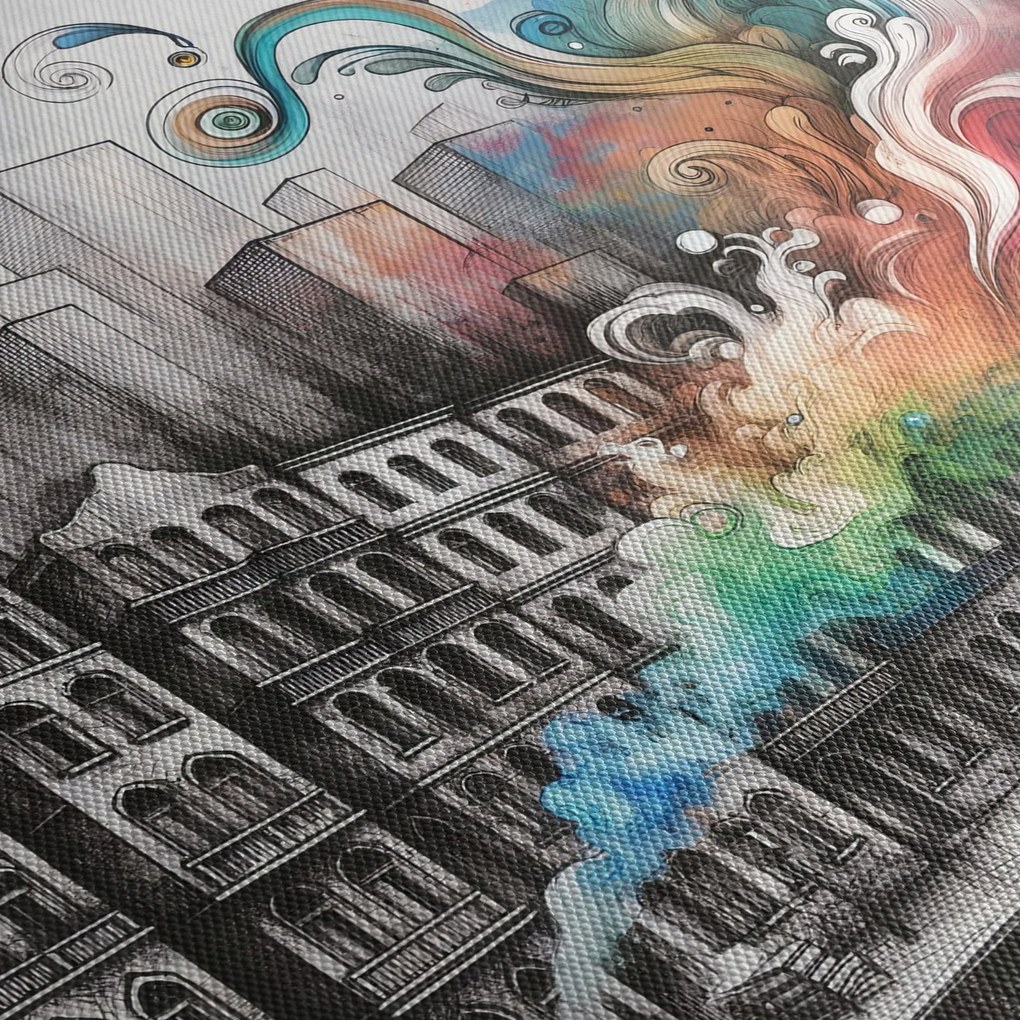 Obraz - Przemysłowe życie (125x70 cm)