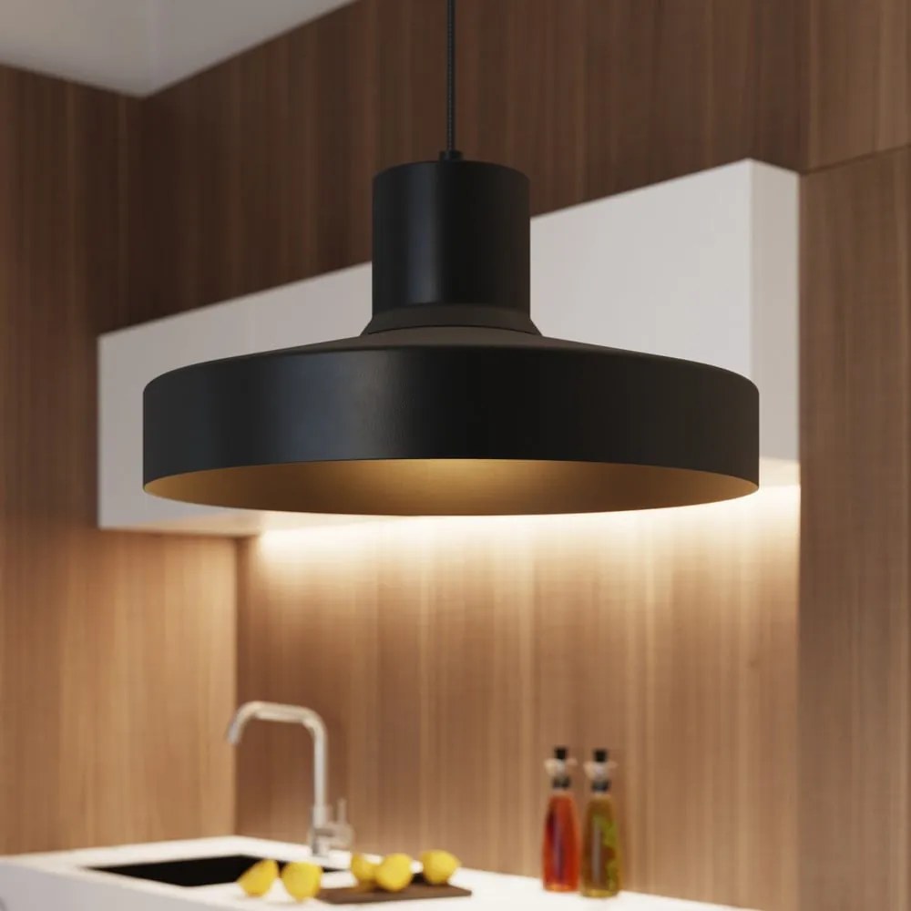 Czarna lampa wisząca ø 35 cm Vito – Nice Lamps