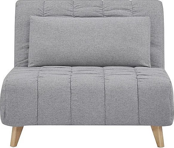 Fotel rozkładany BILLY szary