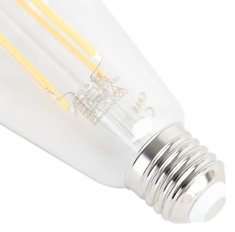 Zestaw 5 inteligentnych żarówek LED E27 Dim to Warm ST64 7W 806lm 1800-3000K