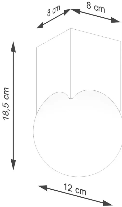 Drewniana lampa sufitowa A7-K97