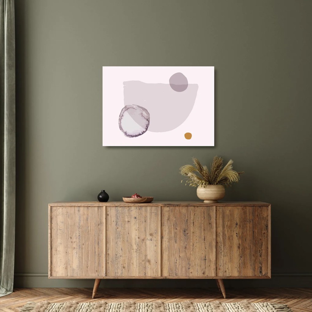 Obraz na szkle - Fioletowy minimalizm N⁰2 (70x50 cm)