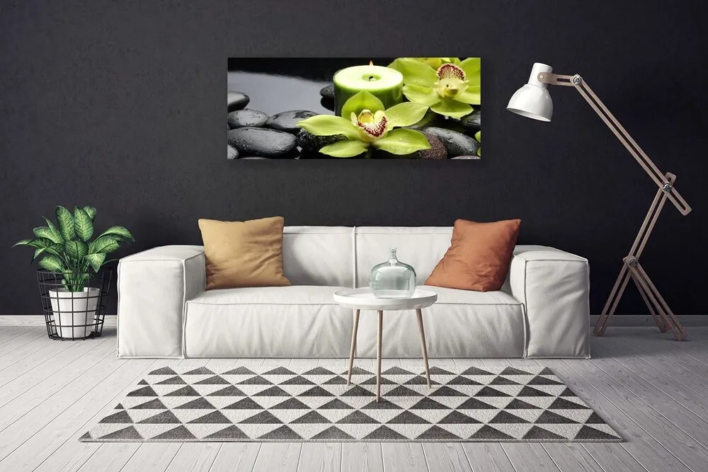 Obraz canvas Elegancja Białej Orchidei