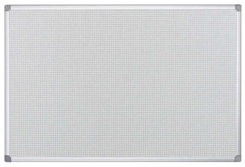 Tekstylna tablica magnetyczna z metalową kratką, 900 x 600 mm