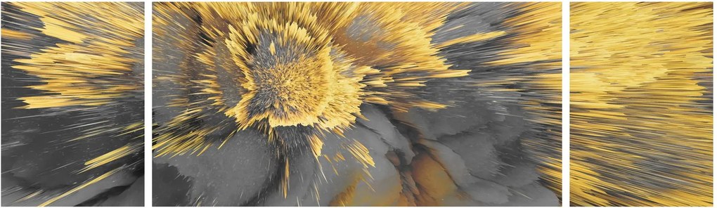 Obraz - Złota ekspansja (170x50 cm)