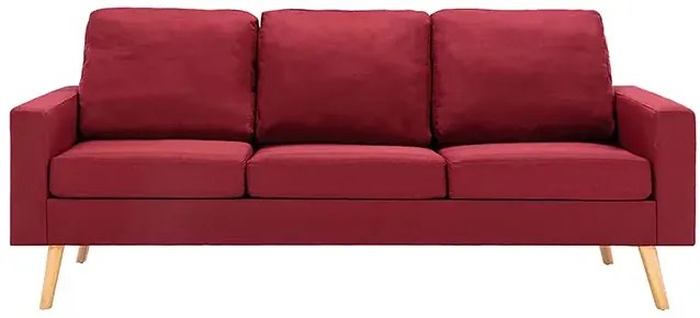 3-osobowa sofa czerwone wino - Eroa 3Q