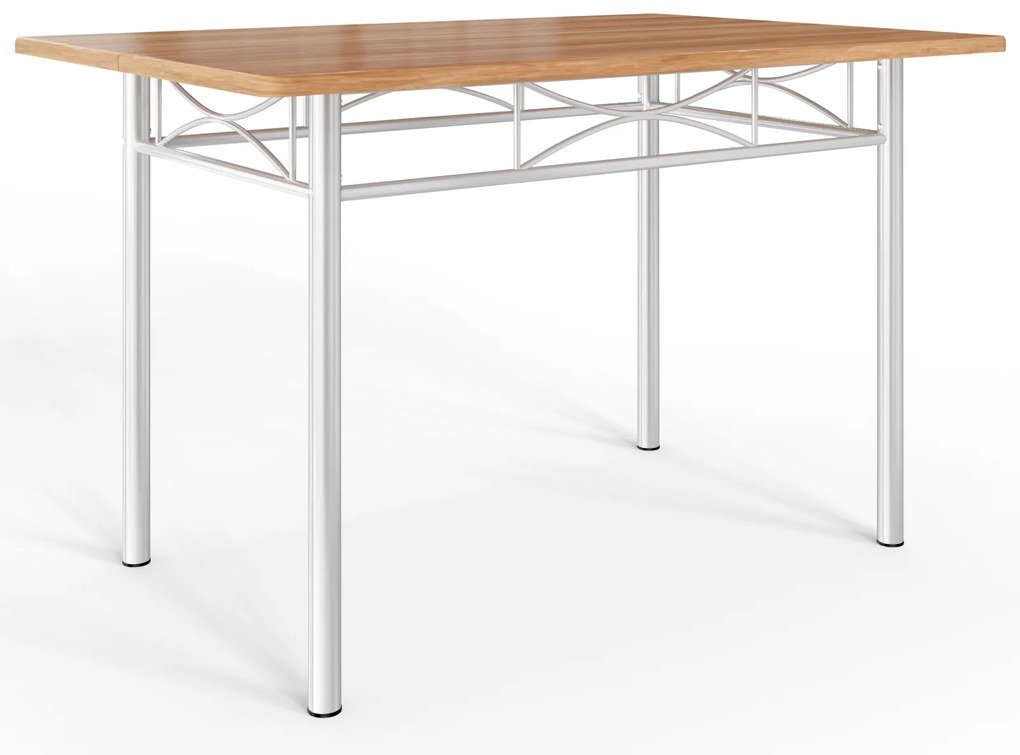 Zestaw jadalniany PAUL, 5 części, naturalny brąz Casaria