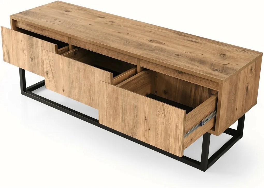 Szafka pod telewizor Tilsim Black and Pine