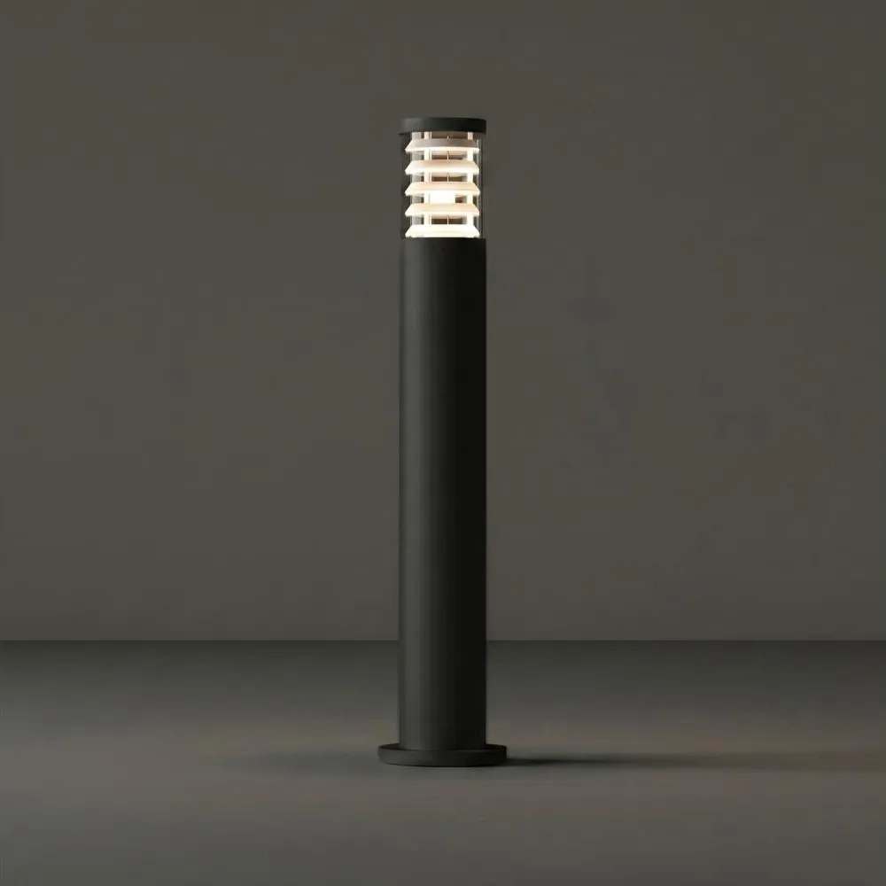 Ideal Lux - Lampa zewnętrzna TRONCO 1xE27/42W/230V 80 cm IP65 czarna