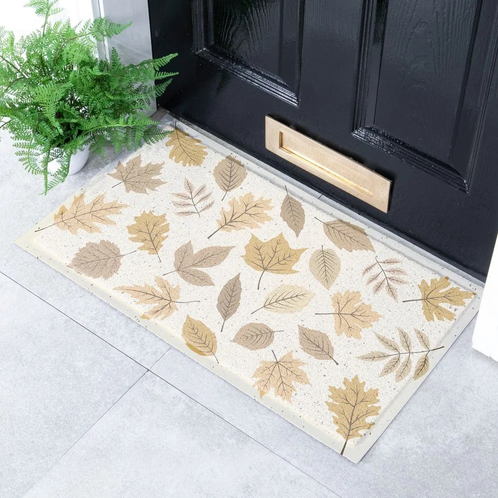 Wycieraczka 40x70 cm Autumn Neutral Leaves – Artsy Doormats