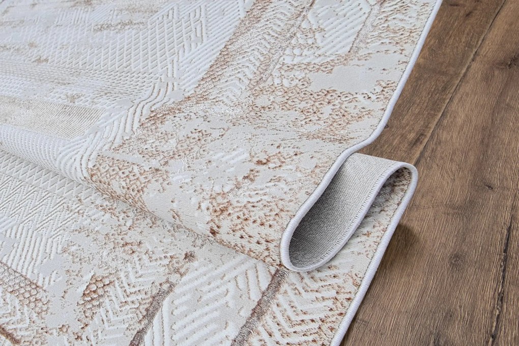 Dywan vintage Beyond Ramki beżowy 160 cm x 220 cm