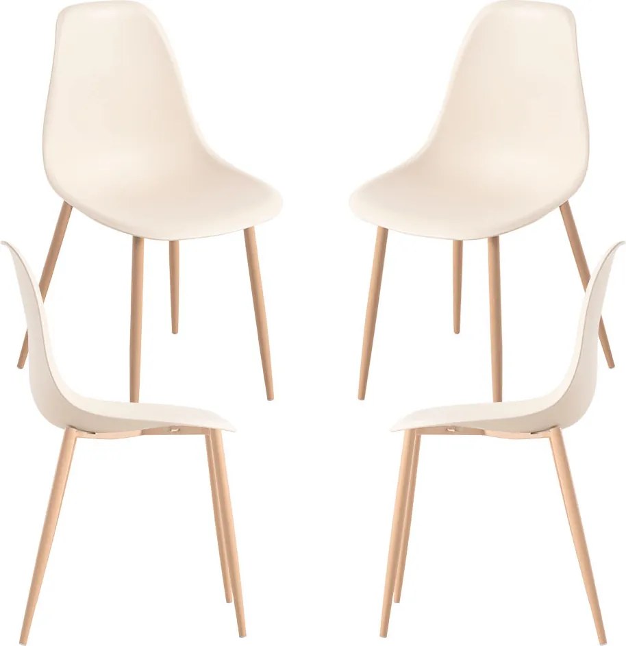 Zestaw 4 Krzese Mykle