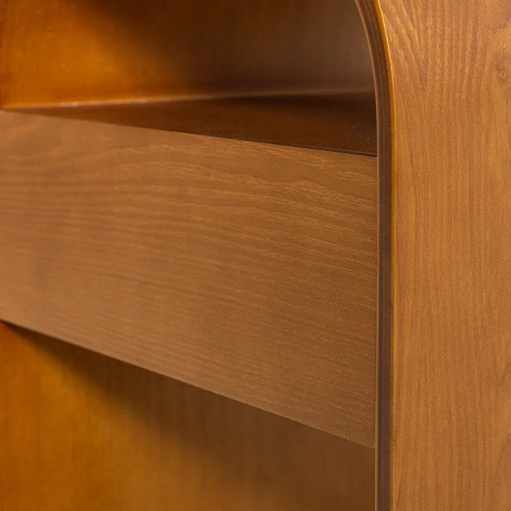 Szafka nocna z półką w naturalnym kolorze Momo – WOOOD