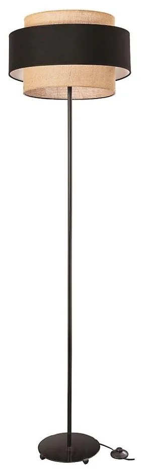 Lampa stojąca 1xE27/60W/230V beżowa