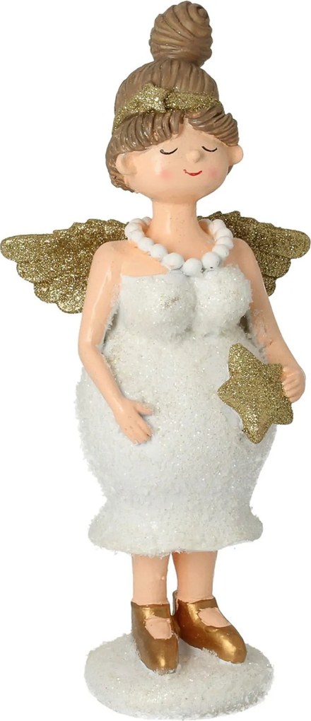 Figurka Angel Star 30 cm gold