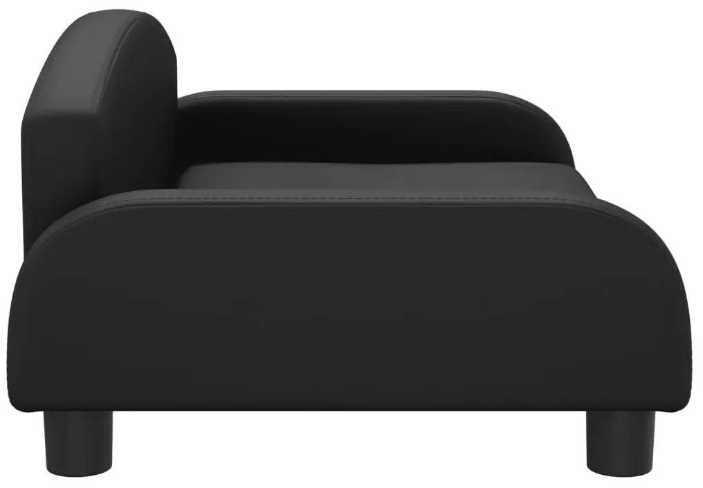 Czarna minimalistyczna sofa dla dzieci - Hreida 4X