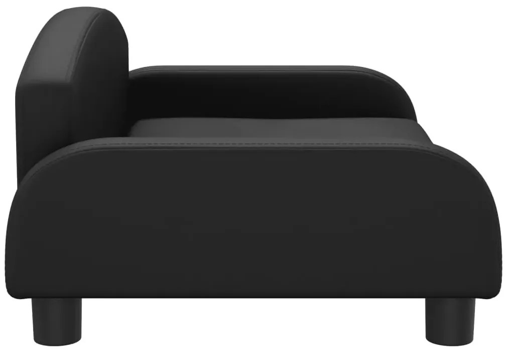 Czarna minimalistyczna sofa dla dzieci - Velira 4X