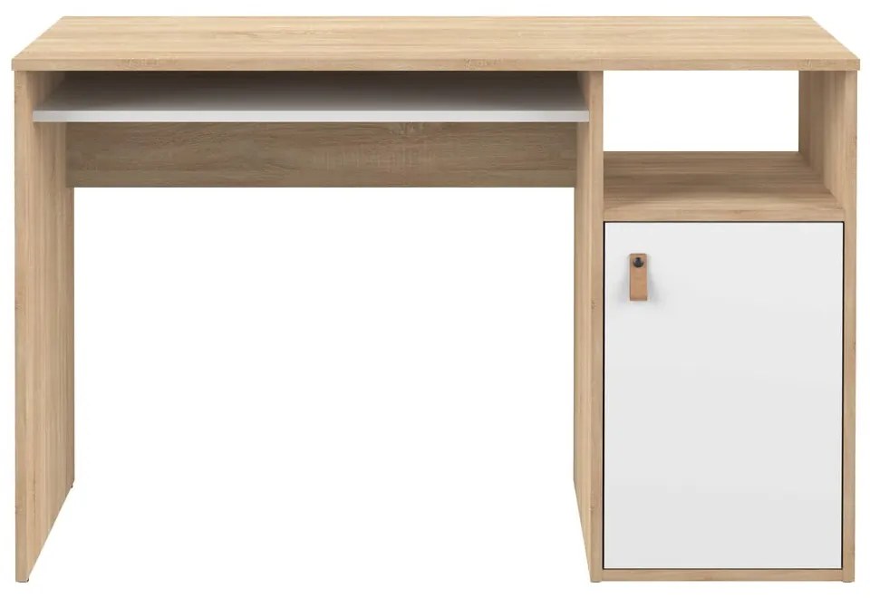 Biurko z blatem w dekorze dębu 50x115 cm Oxford – TemaHome