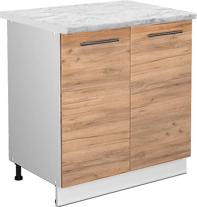 Szafka pod zlew złoty dąb energetyczny 80x60x82 fame-line