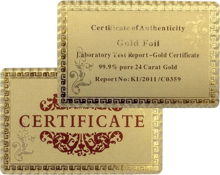 Karty pokerowe plastikowe - złote