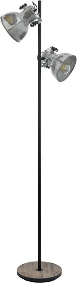 Eglo 79369 - Lampa stojąca BARNSTAPLE 2xE27/40W/230V