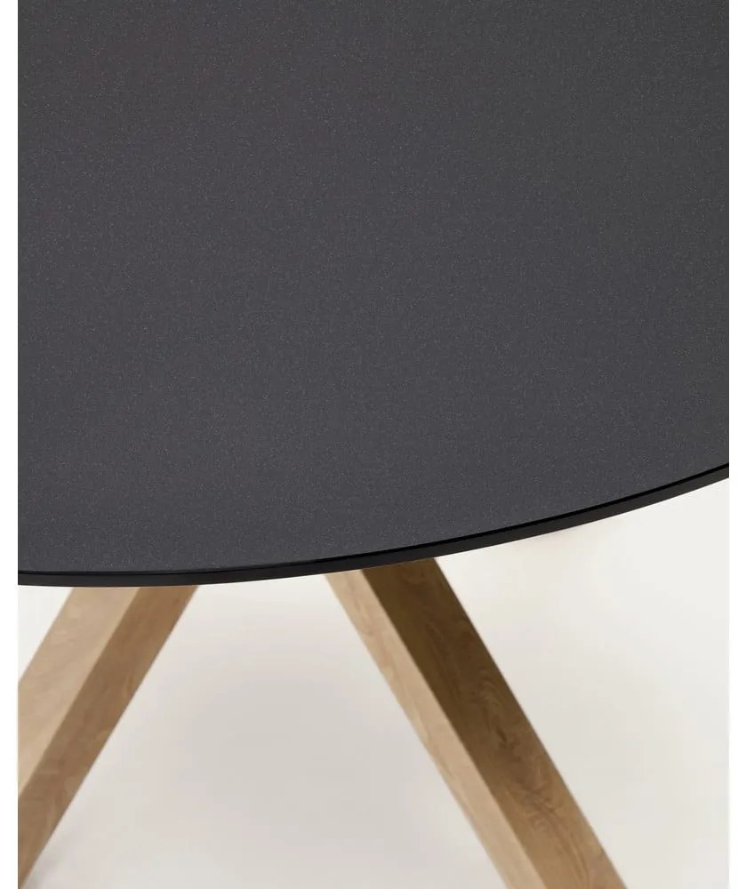 Okrągły stół ze szklanym blatem ø 120 cm Argo – Kave Home