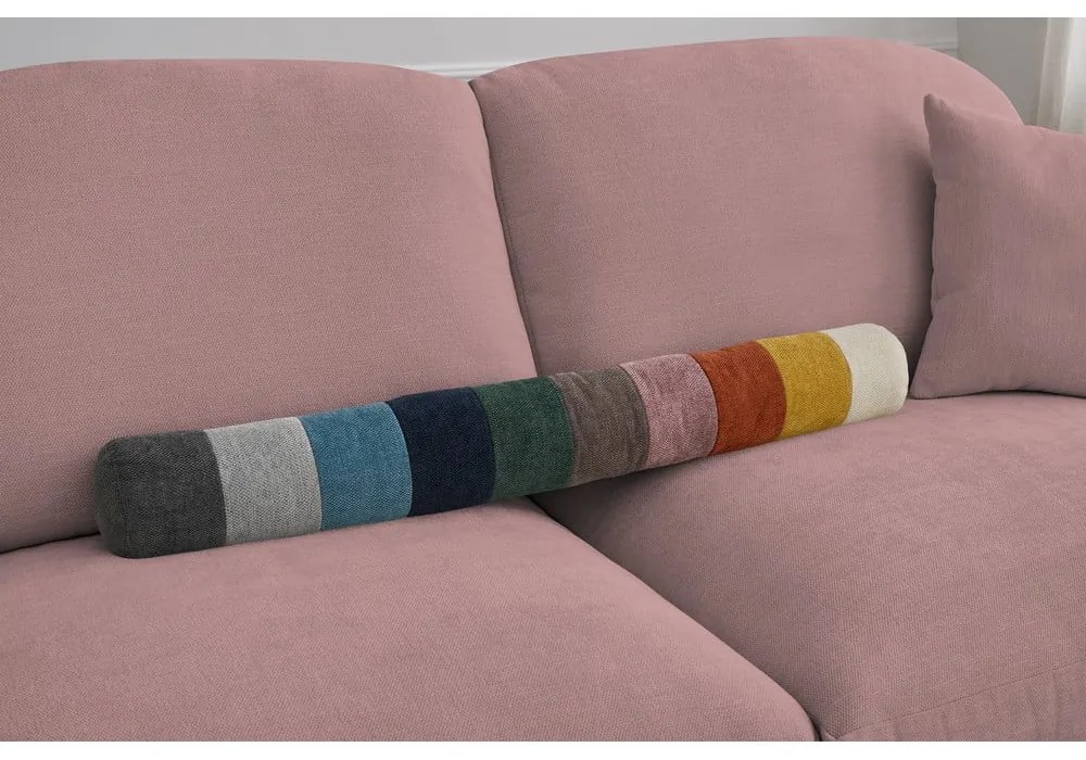 Jasnoróżowa rozkładana sofa 235 cm Cezanne – Bobochic Paris