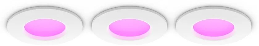 Inteligentne lampy sufitowe KED wpuszczane w sufit zestaw 3 szt. 8 W Slim – Philips Hue