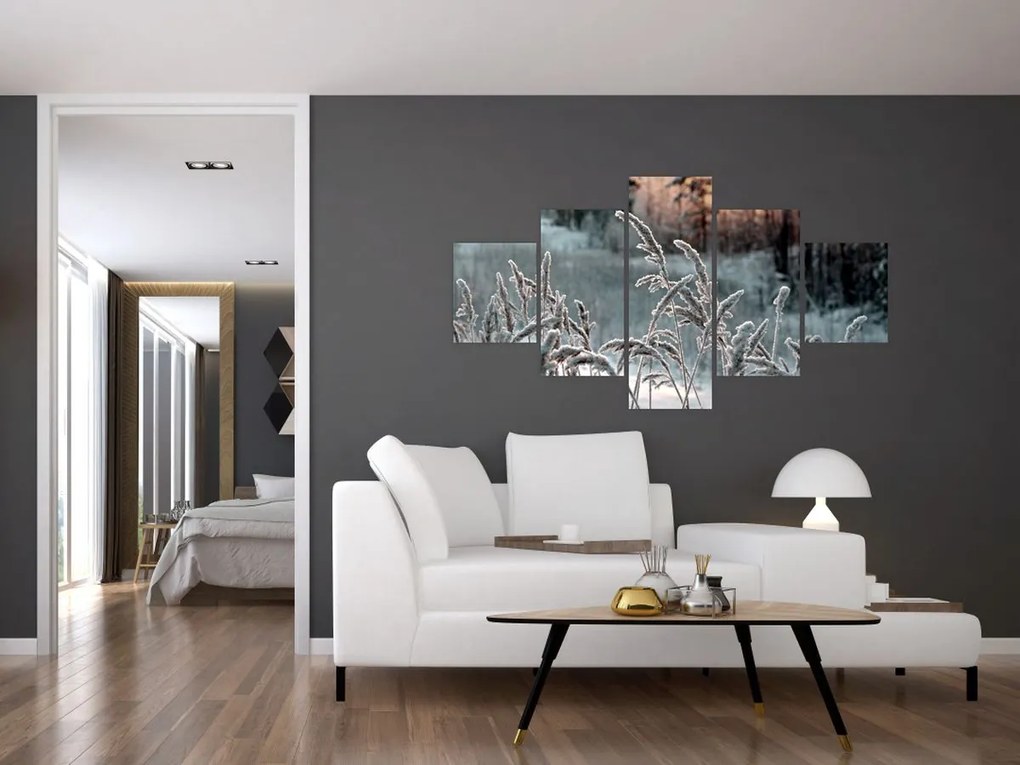 Obraz - Frozen Meadow (125x70 cm)