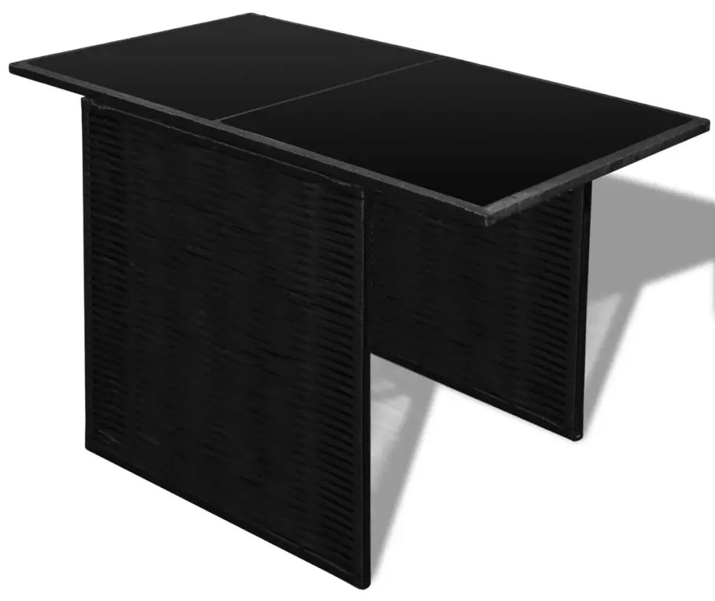 Zestaw czarnych mebli ogrodowych T3-H31
