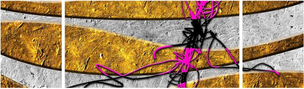 Obraz abstrakcji (170x50 cm)