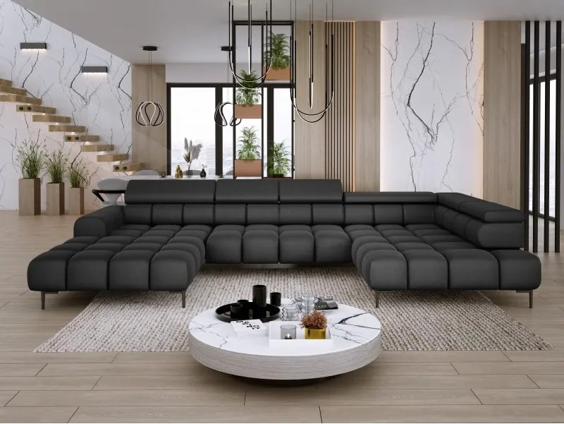 Narożnik PLAZA XL z elektryczną regulacją siedziska WERSAL