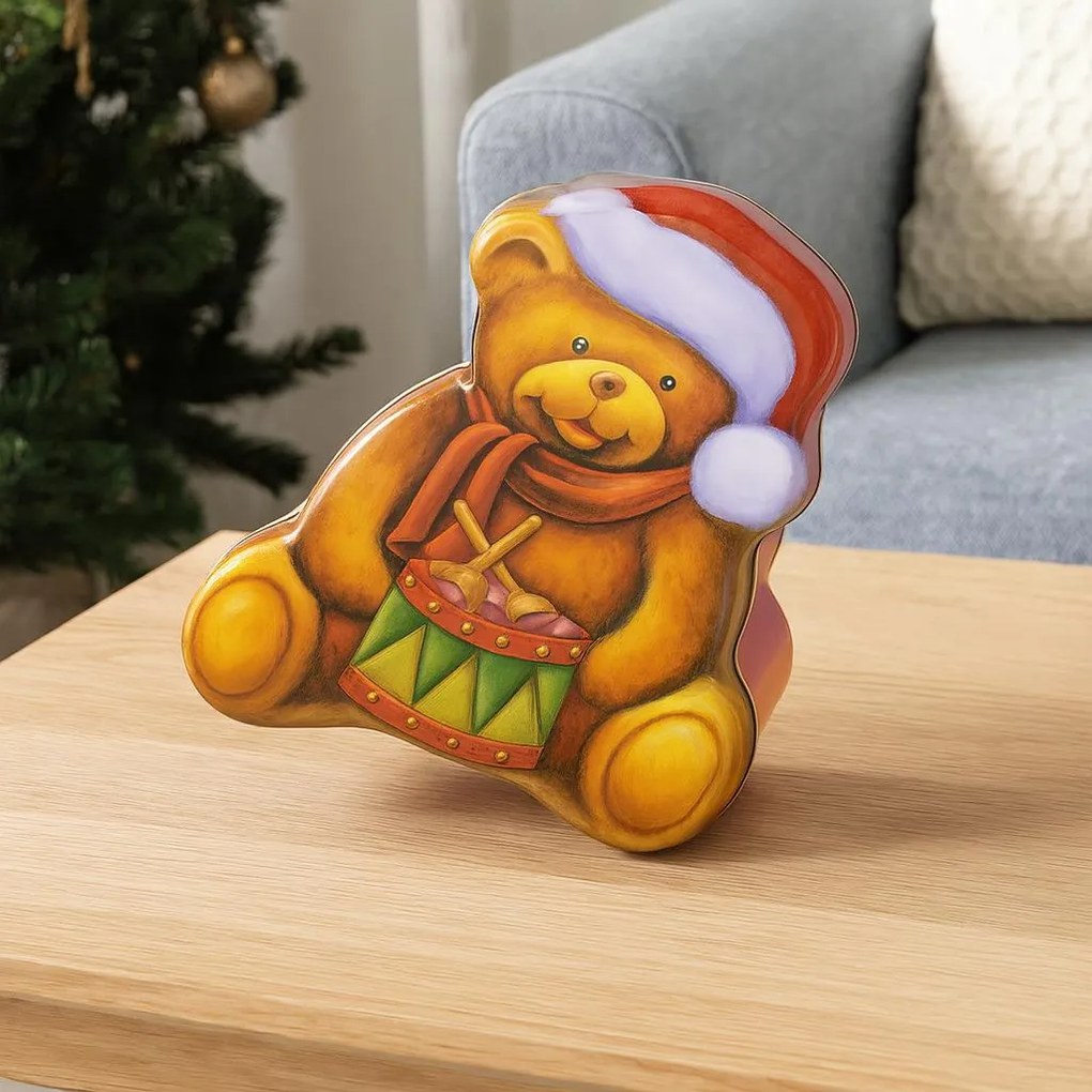 Puszka na ciastka VINTERA motyw świąteczny, Medvěd, 1,7 l