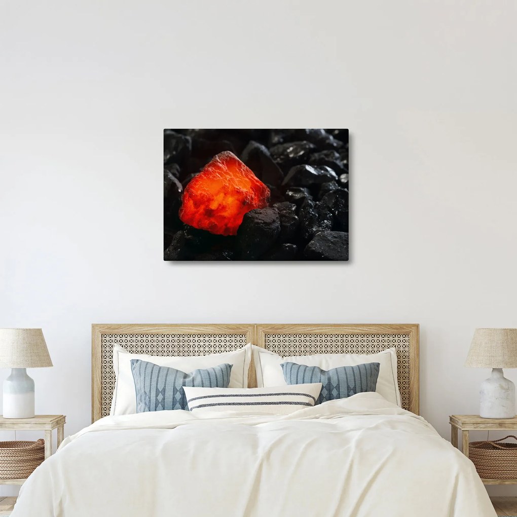 Obraz - świecący minerał (70x50 cm)