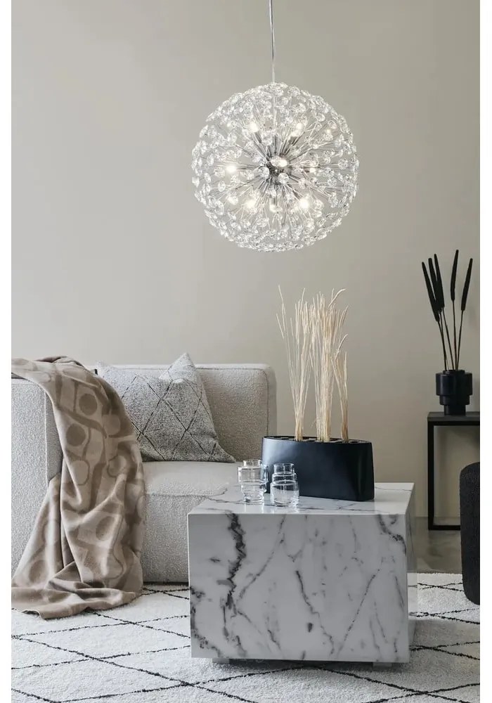 Lampa wisząca w kolorze srebra ø 50 cm Bolid – Markslöjd
