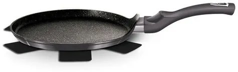 Berlinger Haus Patelnia do naleśników z powłoką marmurową Carbon PRO Line, 25 cm
