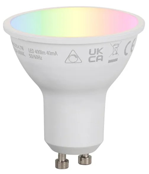 Zewnetrzna Zestaw 3 inteligentnych lamp ściennych czarnych GU10 50mm IP44 - Baleno Nowoczesny Oswietlenie zewnetrzne
