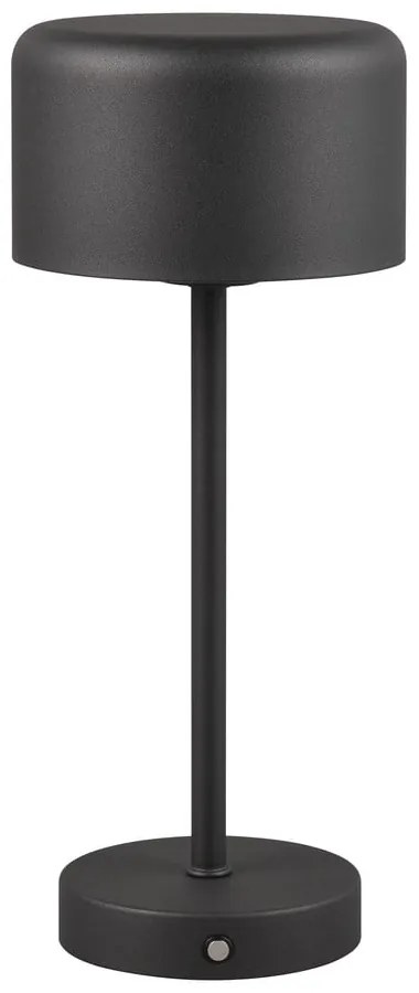 Lampa stołowa LED w kolorze matowej czerni ze ściemniaczem (wys. 30 cm) Jeff – Trio