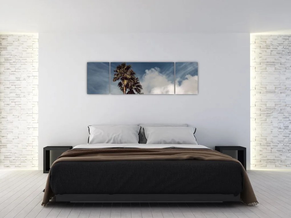 Obraz - Palmowy dramat (170x50 cm)