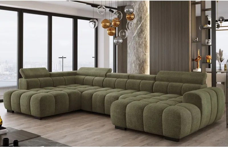 Narożnik BULL XL Lewostronny z elektryczną funkcją regulacji tkanina Eden 12 WERSAL