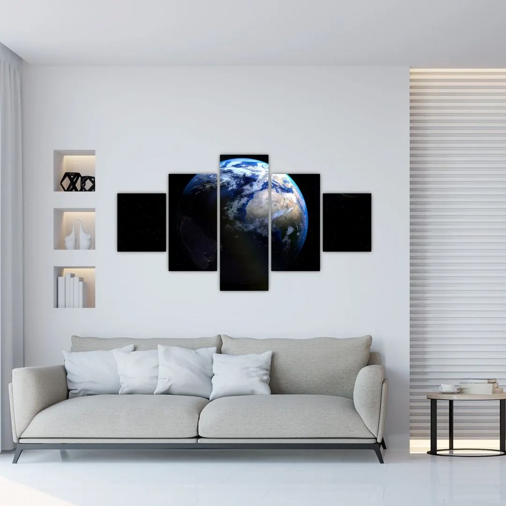 Obraz planety Ziemia (125x70 cm)