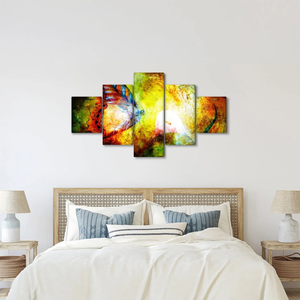 Obraz - Kosmiczny motyl (125x70 cm)