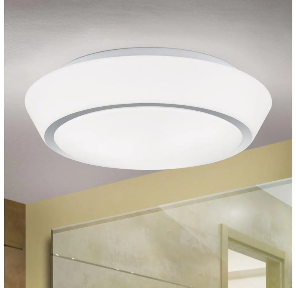 Orion - Lampa sufitowa łazienkowa TENA 3xE27/60W/230V śr. 38 cm IP44 biała