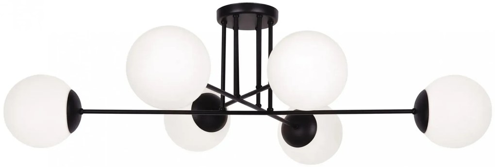 Nowoczesna lampa sufitowa ze szklanymi kloszami 3X S804 A1-R04