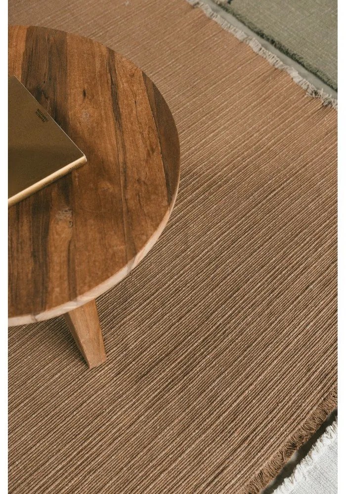 Bawełniany dywan tkany ręcznie w kolorze ochry 170x240 cm Handloom – Lorena Canals