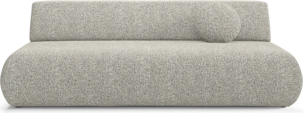 Masseno Sofa DELTA z funkcją spania i pojemnikiem na pościel, Rozkładana sofa - Jasnoszary, PUENTE 11