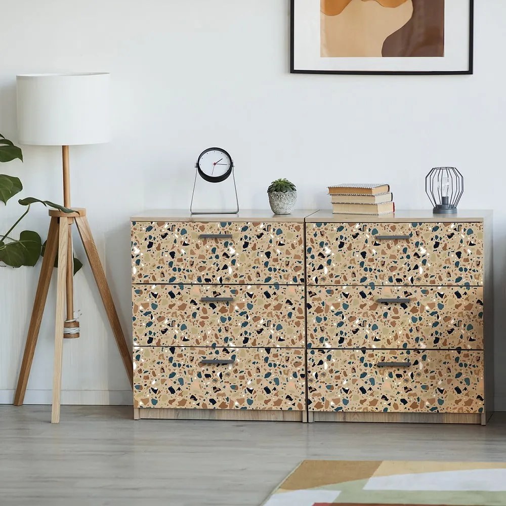 Naklejka na meble 60x40 cm Terrazzo Sevilla – Ambiance