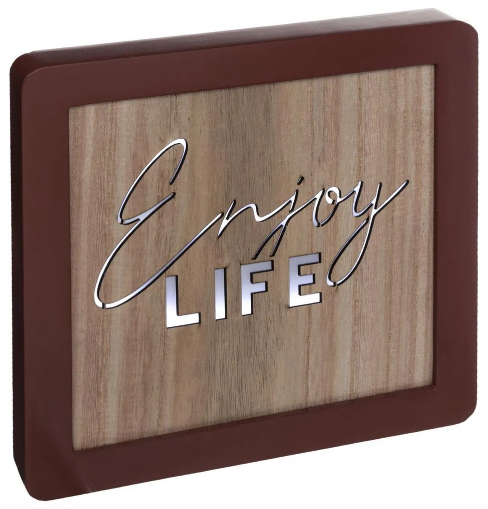 Podświetlany napis w eleganckiej ramce