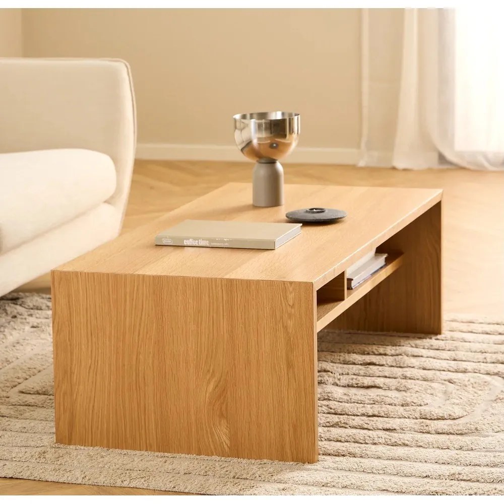 Stolik w dekorze dębu w naturalnym kolorze 60x120 cm Arlon – Actona