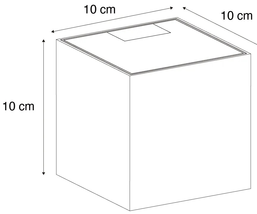 Zewnetrzna Zewnętrzna lampa ścienna czarna z 2 żarówkami LED IP65 Solarna - Charlene Nowoczesny Oswietlenie zewnetrzne